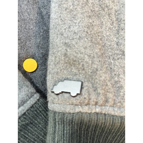 Trukfit Mob Varsity Jacket Mens Large Gray Lil Wayne Lil Weezy To The End WOOL - Picture 10 of 14